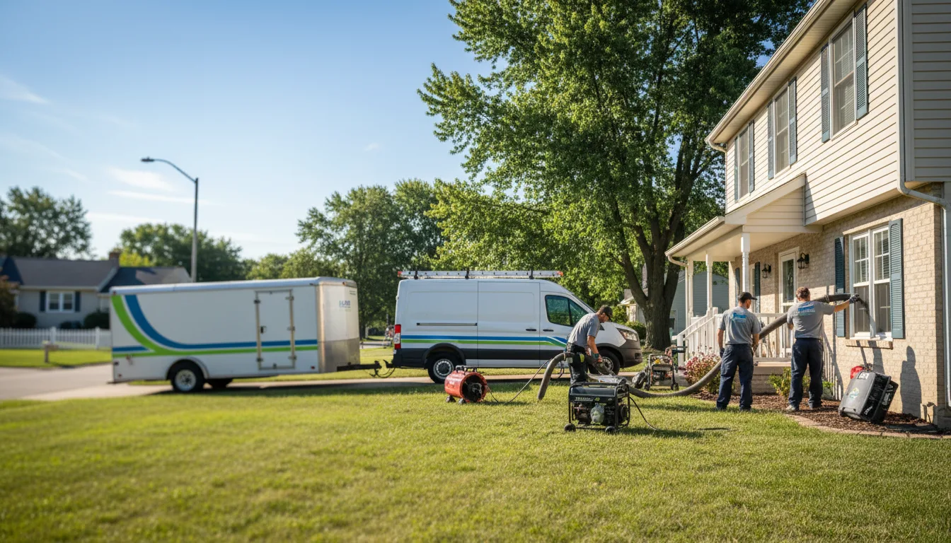 Flooded Basement Restoration And Cleanup With Repair in Cass City, MI near me